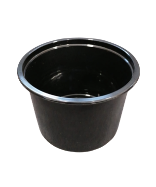 Miska PP pod zgrzew czarna fi 115mm 500 ml